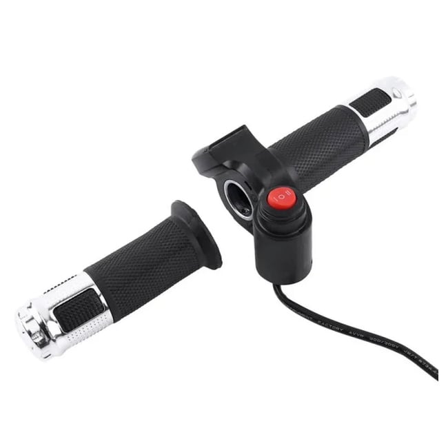 Acceleratie bicicleta / scuter electric (cu indicator de voltaj si buton On-OFF)