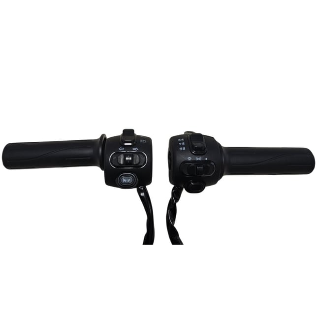 Acceleratie + comenzi lumini scuter electric