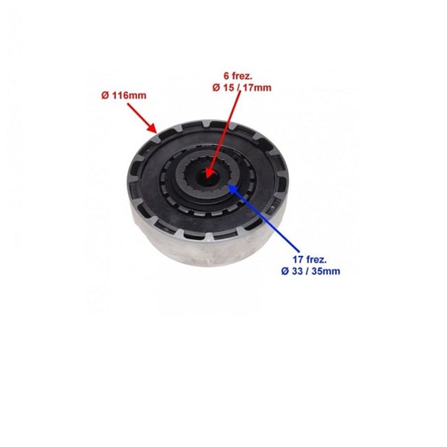 Ambreiaj cutie automata, semi-automata Atv 110cc, 17 dinti