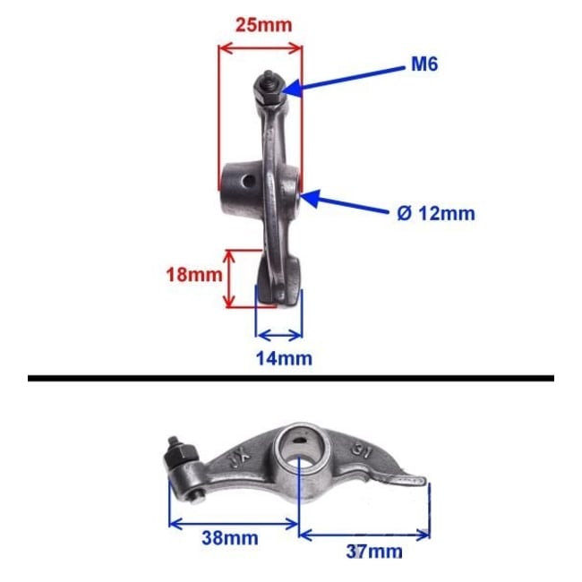 Set tacheti supape Loncin CB ATV 150-250 cc