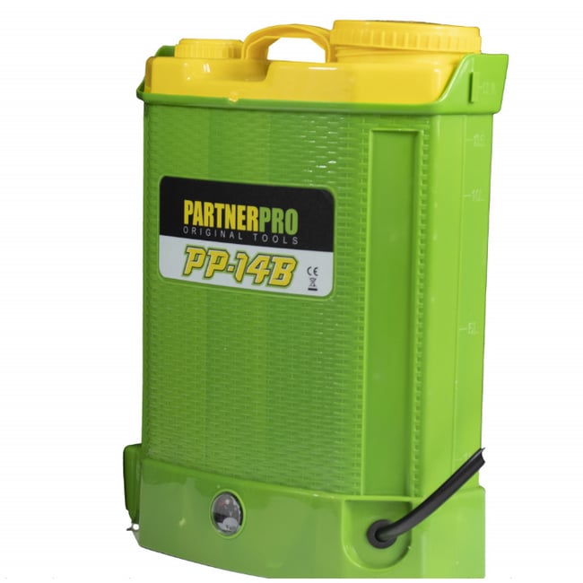 Pompa de stropit cu acumulator PARTNERPRO, rezervor 14L