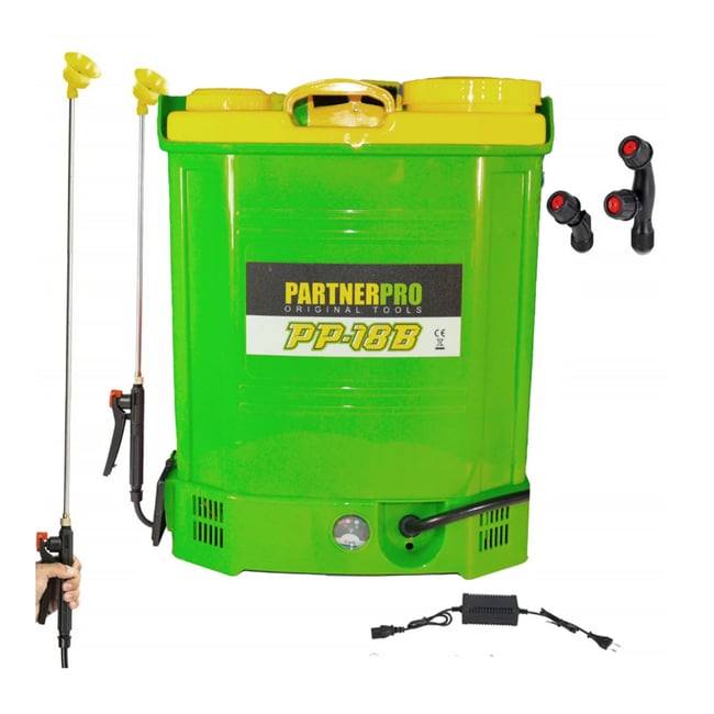 Pompa de stropit cu acumulator PARTNER PRO PP18B, rezervor 18L