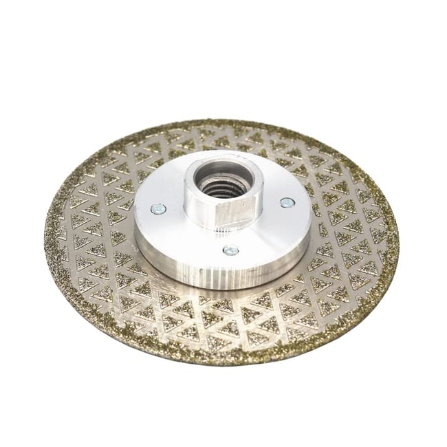 Disc diamantat pentru taiere si slefuire marmura, gresie, piatra, diametru 125mm, filet M14