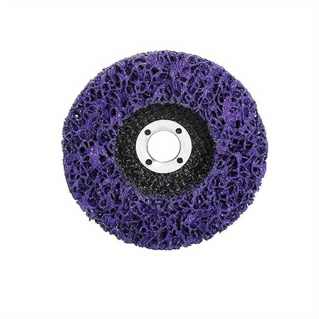 Disc cu banda violet, diametru 125 mm, pentru indepartarea ruginii pentru polizoare unghiulare