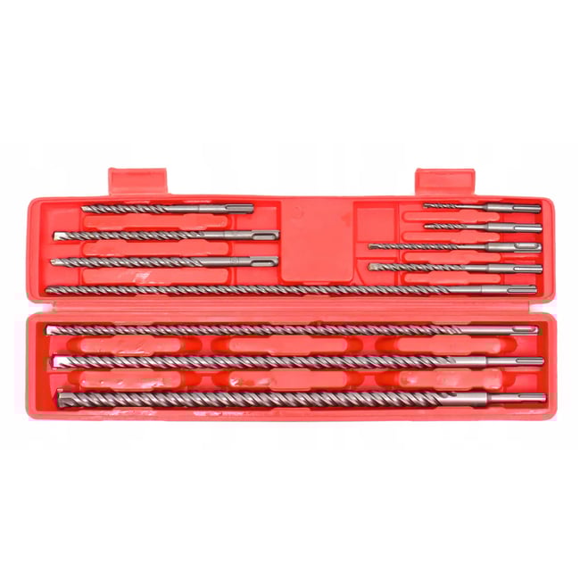 Set burghie pentru beton, Kraft&Dele KD984, SDS-Plus, 5-20 mm, 11 bucati