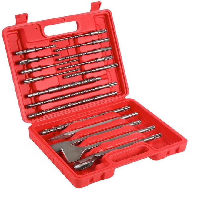 Set burghie si dalti pentru beton, Kraft&Dele KD10068, SDS-Plus, valiza transport, 17 bucati