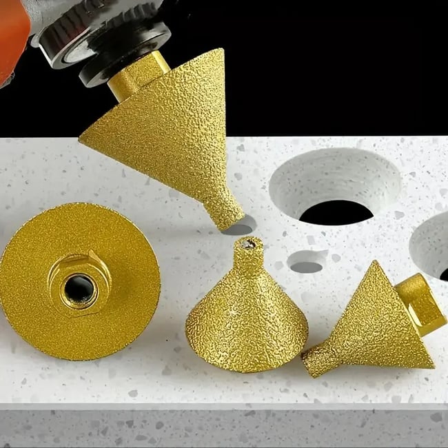 Freza conica diamantata pentru Chamfrenare si largire gauri, 9x50 mm