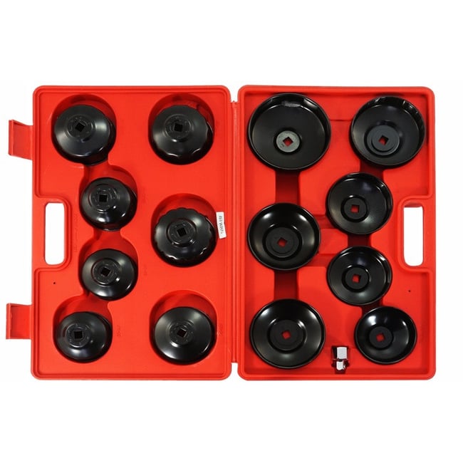 Set chei tubulare pentru filtru ulei, 15 piese