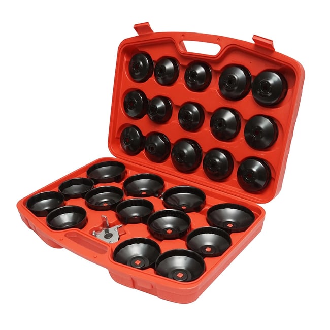 Set chei tubulare pentru filtru ulei, 30 piese