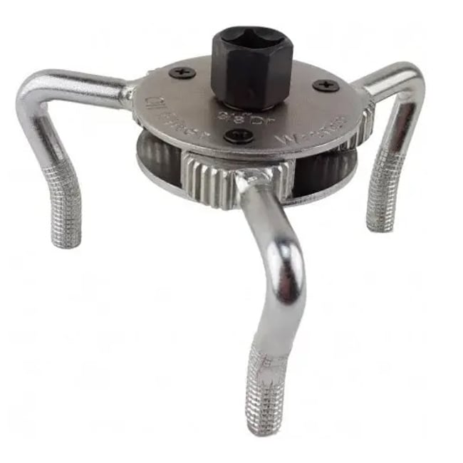 Cheie pentru filtru ulei cu 3 brate, 65 - 110 mm, adaptor 3/8" 1/2"