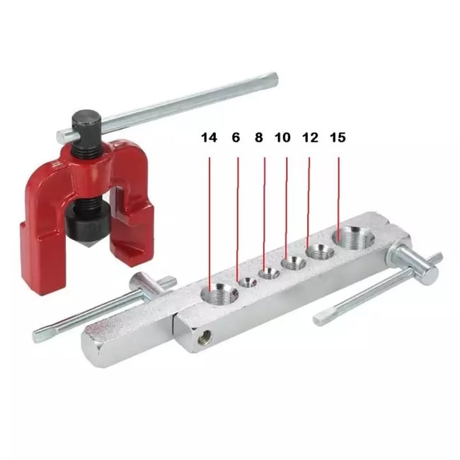 Trusa Bercuit Tevi Cupru - Aluminiu, 6-15mm, 2 Piese