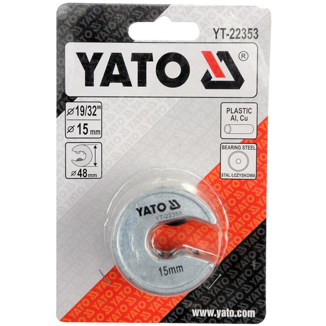 Dispozitiv de Taiat Tevi 15mm, YATO YT-22353
