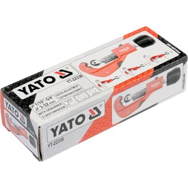 Cleste Taietor YATO, Pentru Tevi, 1/10, 5/4, 3 - 32mm