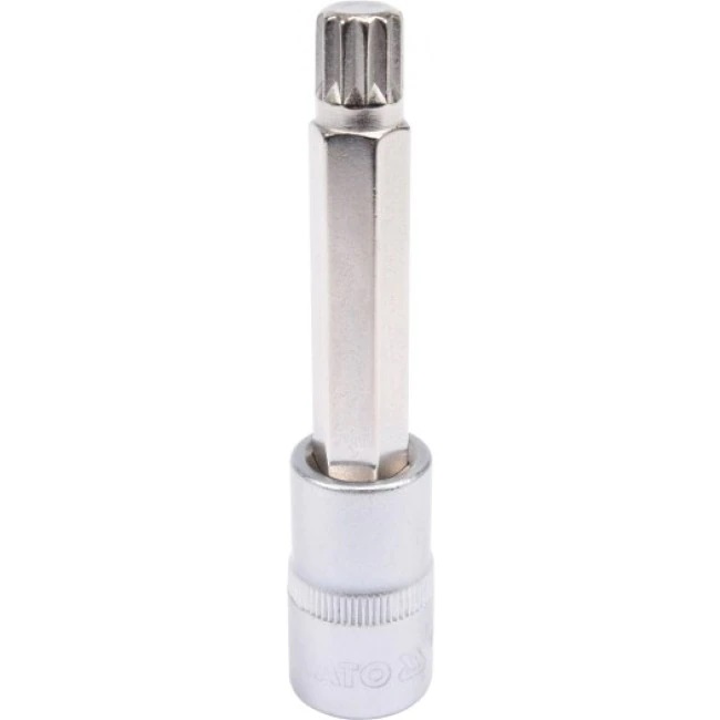 Bit Spline cu Adaptor 1/2, M10, 100MM, YATO YT-04353