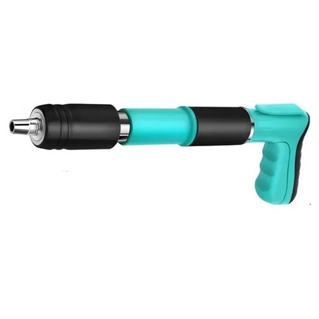 Kit pistol de nituri pentru fixare cuie In perete, tavan, podea, lemn, pneumatic, manual