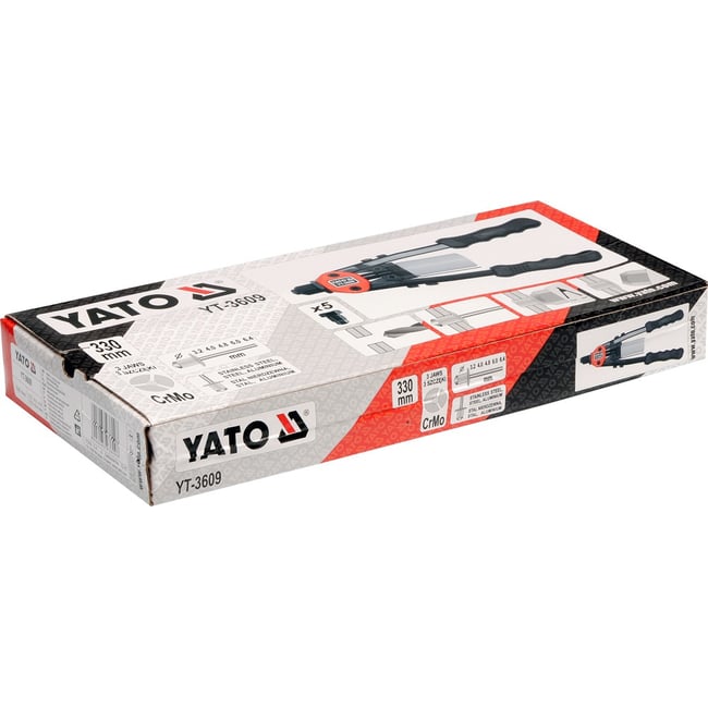 Cleste pentru popnituri 3.2 - 6.4 mm 330 mm Yato YT-3609