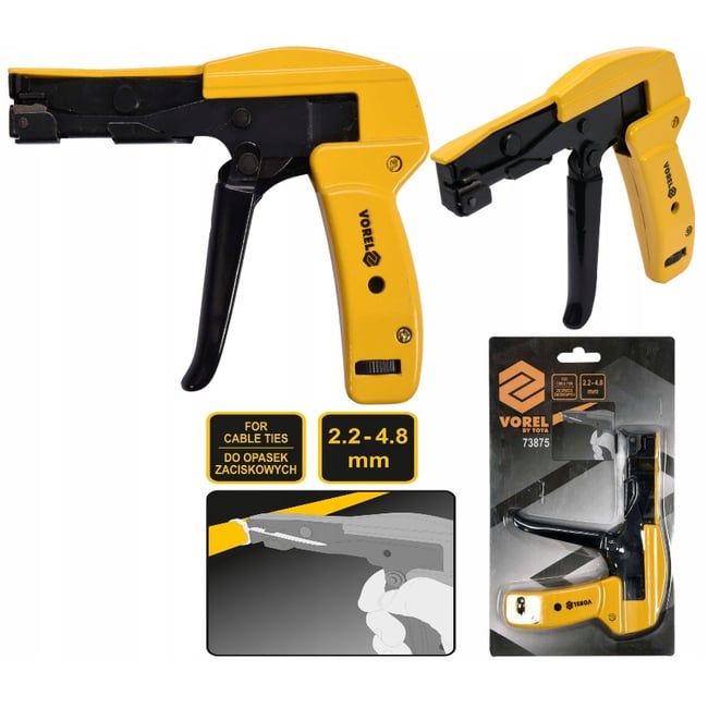 Clește pentru coliere din plastic Vorel 73875