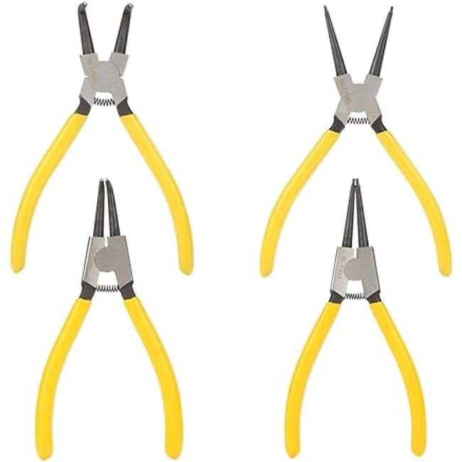 Set clesti sigurante Seeger si coliere 4 tipuri, Bebona HT20104, 180mm