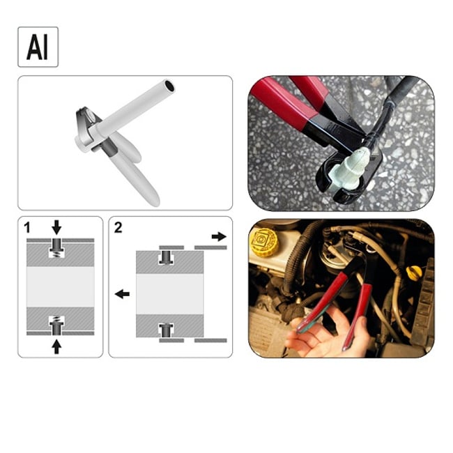 Cleste pentru conducte alimentare combustibil, Yato YT-0608