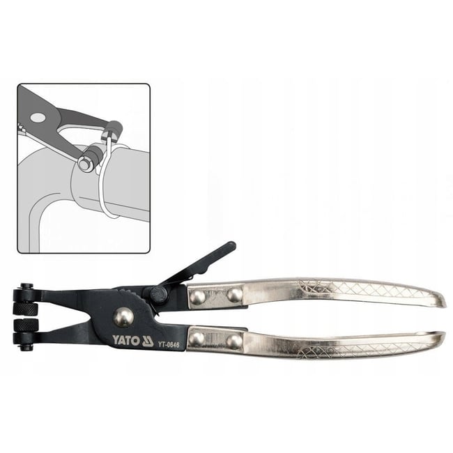 Cleste strangere coliere furtun 2mm - 215mm, YATO YT-0646
