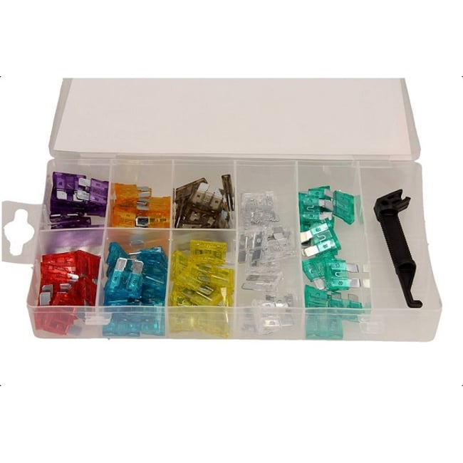 Set 97 Sigurante Fuzibile Auto Yato YT-83141, Cutie Transport