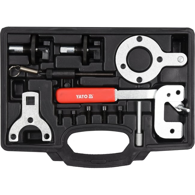 Set 12 piese blocare distributie, Yato YT-06003, pentru motoarele diesel (Ford, Fiat, Suzuki, Opel)