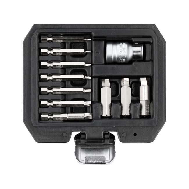 Set extractoare șuruburi deteriorate, 11 piese, YT-04583, Yato