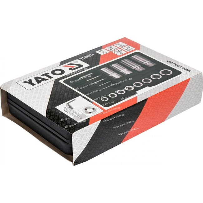 Set universal de extras suruburi si piulite, Yato YT-06033, 17 bucati