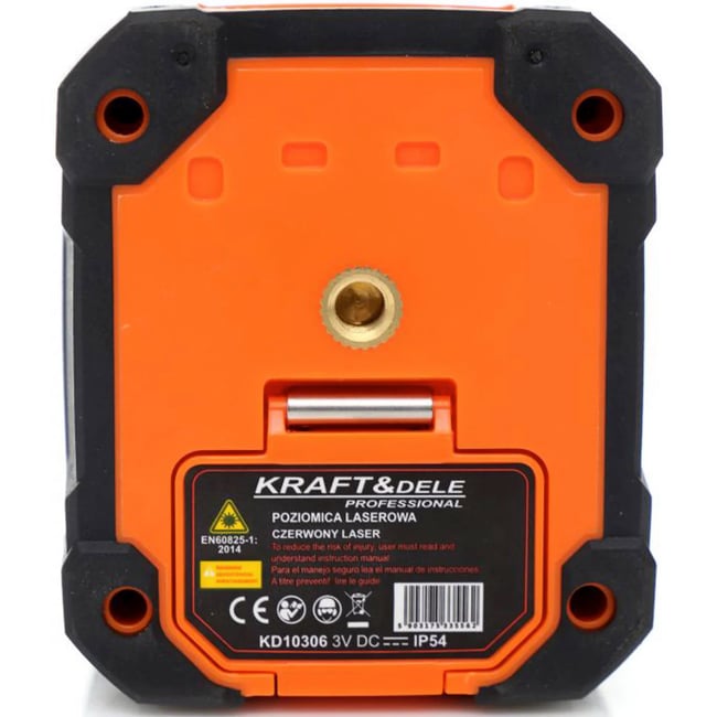 Nivela laser, Kraft&Dele KD10306, fascicul rosu, 20m