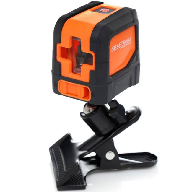 Nivela laser, Kraft&Dele KD10306, fascicul rosu, 20m