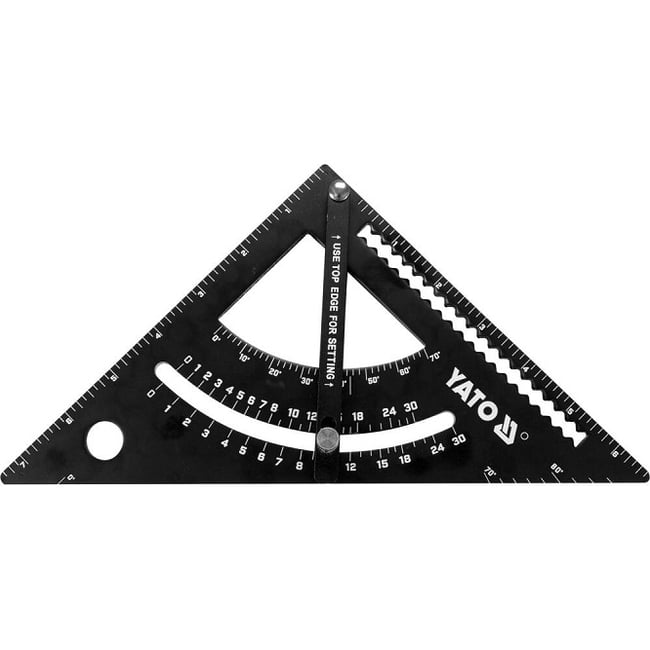 Echer aluminiu reglabil, 170mm, Yato YT-70782