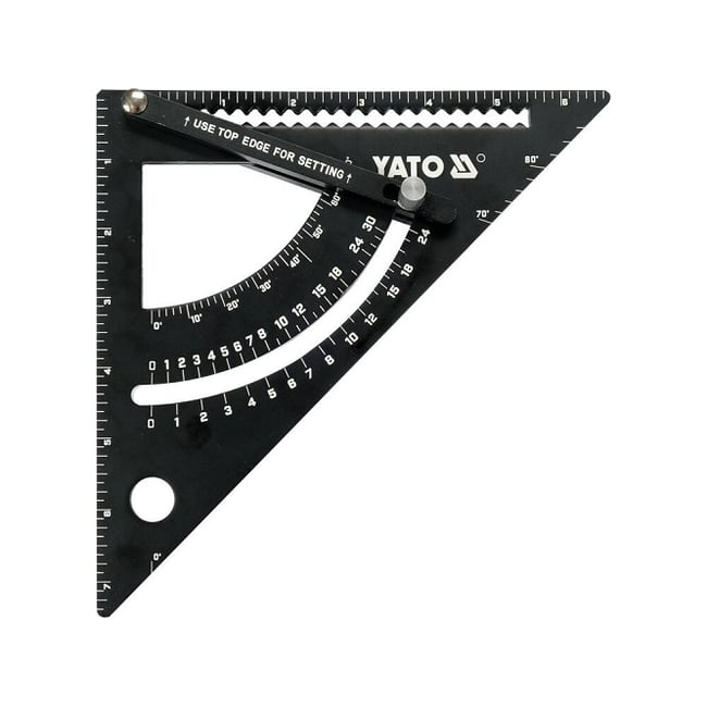 Echer aluminiu reglabil, 170mm, Yato YT-70782