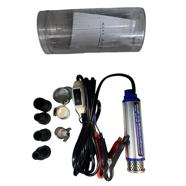 Pompa pentru transfer lichide (motorina), 12 V 100 W, debit 35 l/min, diametru 3.55cm