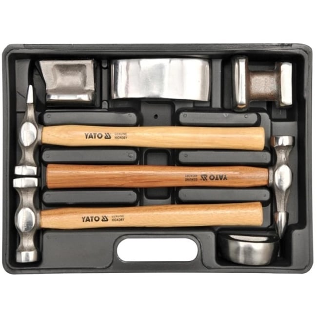Trusa scule de mana pentru tabla, tinichigerie, Yato YT-4590, 7 bucati