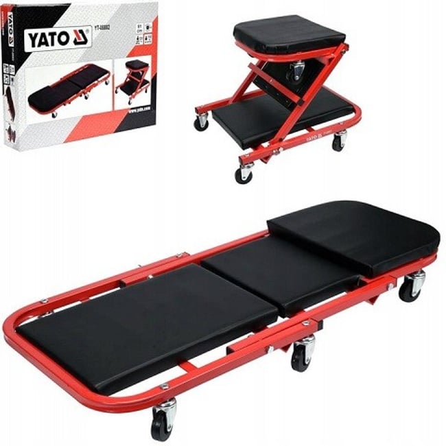 Pat mobil pentru ateliere auto / Targa service, Yato YT-08802, 2 in 1, 910 mm