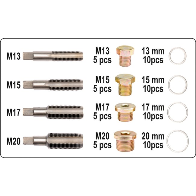 Set pentru Reparare Buson Baie Ulei, Yato YT-1757