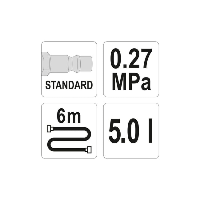 Aparat de schimbat lichid de frana 5 Litri Yato, YT-06845