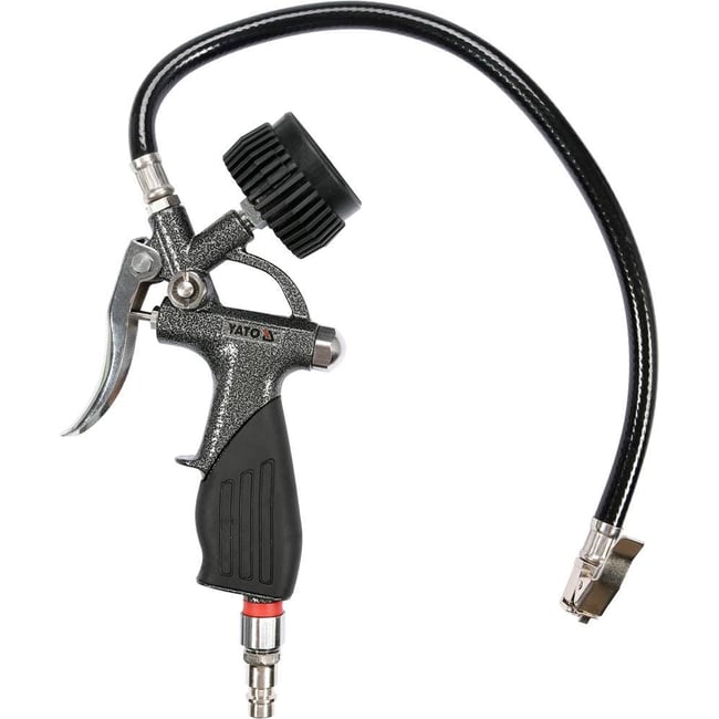 Pistol cu manometru pentru aer comprimat, Yato YT-23701, 0,6 Mpa