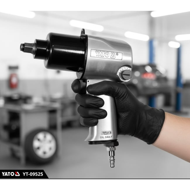 Pistol pneumatic, Yato YT-09525, 850 Nm, 6-8 bar, 119 l/min, patrat 1/2 inch