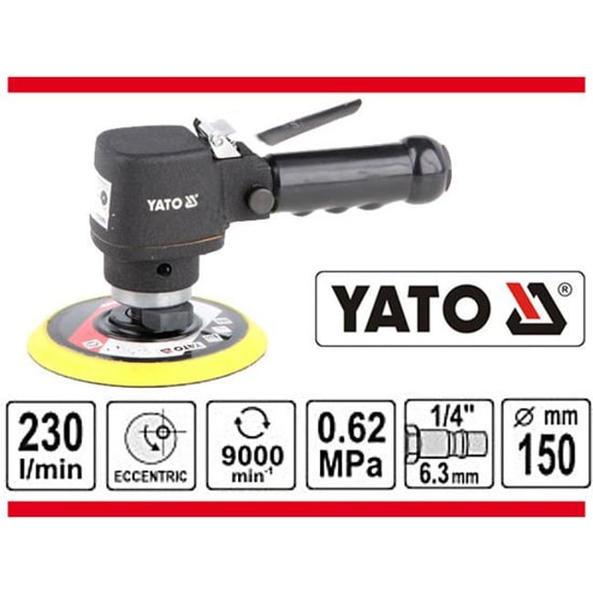 Masina de slefuit pneumatica Yato YT-0967, diametru disc 150 mm