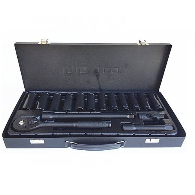 Trusa chei tubulare de impact lungi, 16 piese, 10 - 24mm