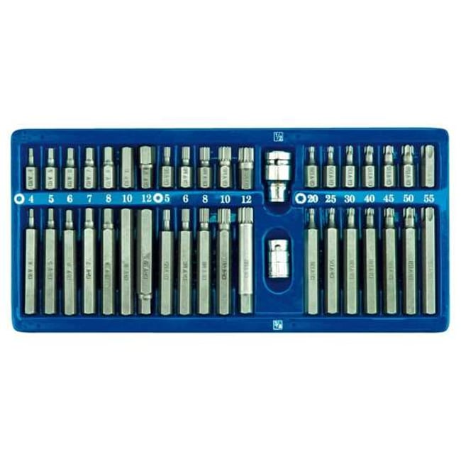 Trusa biti torx, hex si spline 40 piese CR-V Vorel 66400