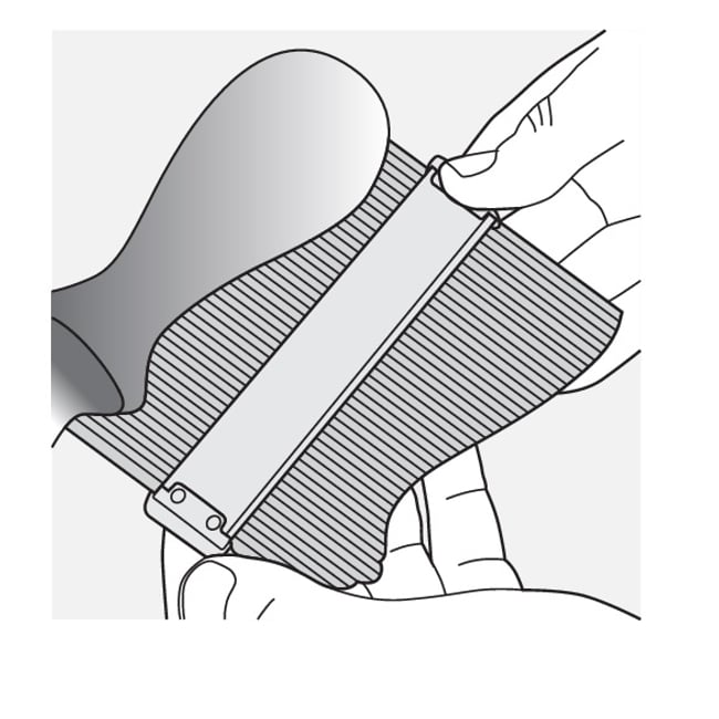 Sablon pentru masurat profile Yato YT-70870, otel, 150 mm, argintiu