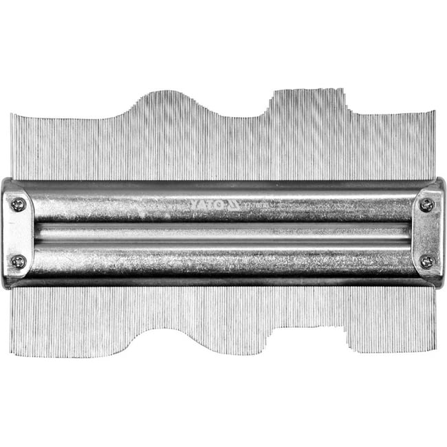 Sablon pentru masurat profile Yato YT-70870, otel, 150 mm, argintiu