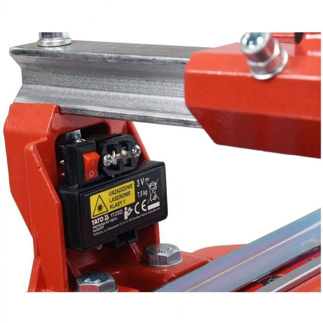 Masina de taiat gresie si faianta, Yato YT-37022, cu rulmenti, indicator laser, 400 mm