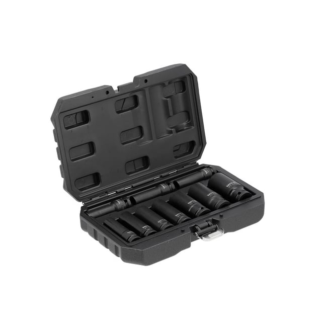 Set chei tubulare adanci de impact 1/2'', 10 piese, Yato YT-10557