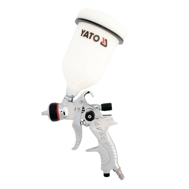 Pistol de vopsit Yato YT-2340, cupa plastic 600 ml, duza 1.4 mm