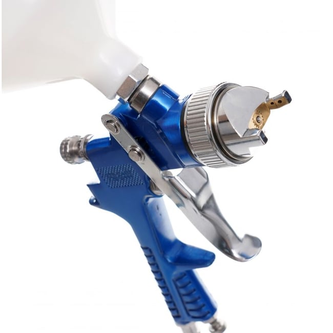 Pistol de vopsit, pneumatic HVLP, duza 1.4 mm, rezervor 600 ml, rezervoul sus, H-827