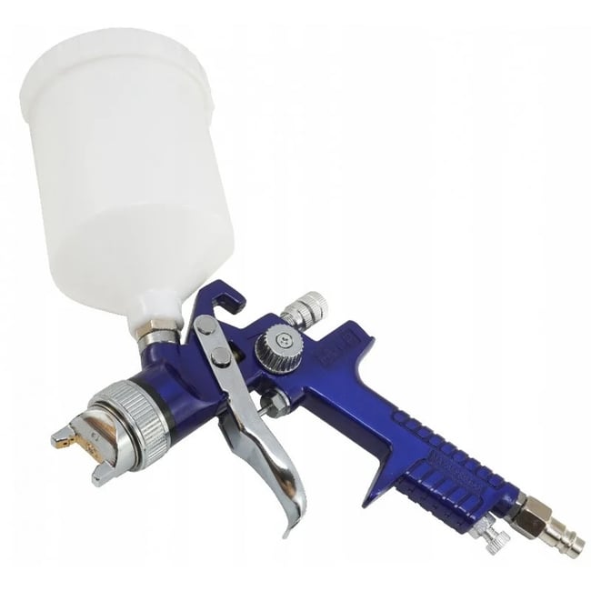 Pistol de vopsit cu aer comprimat, duze 1,4 si 1,7, rezervor 600 ml, HVLP, 3.5 Bar