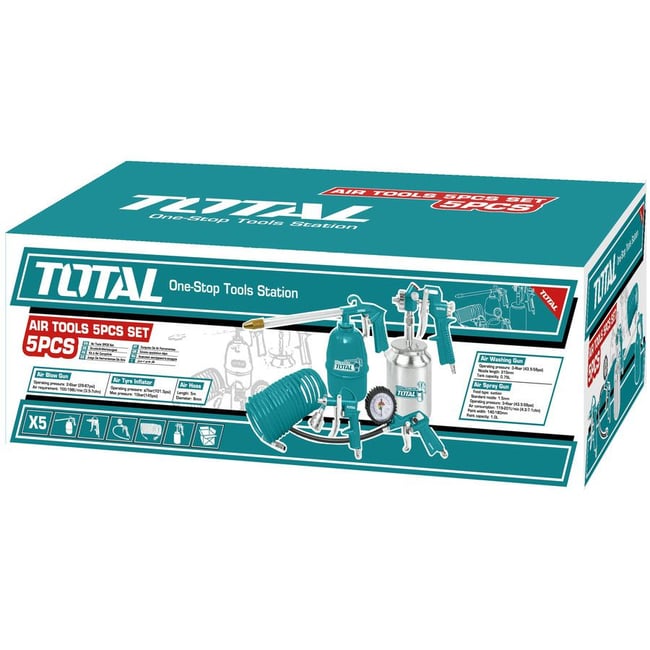 Kit pentru vopsit, 5 piese, TOTAL Industrial